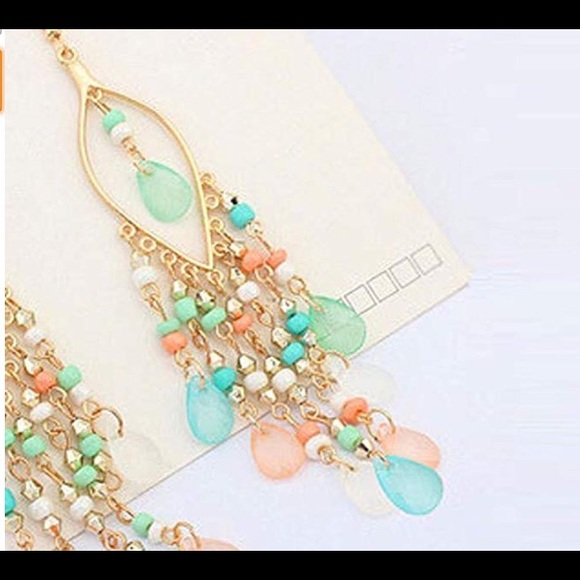 HP🎉 New Great Spring Colors Beaded Earrings - Picture 4 of 4